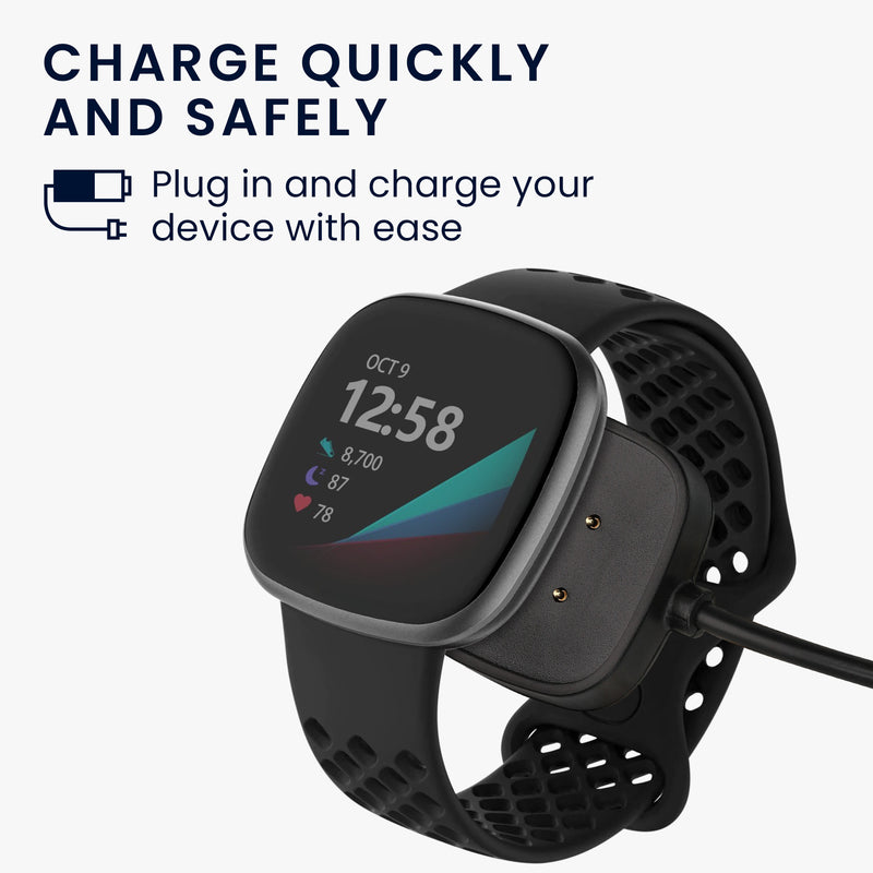 Ladekabel für Fitbit Versa 4 / Sense 2 / Versa 3 / Sense