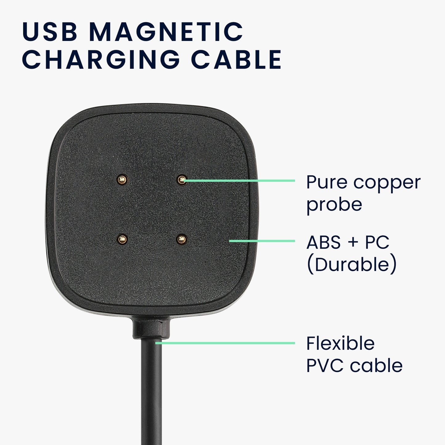 Ladekabel für Fitbit Versa 4 / Sense 2 / Versa 3 / Sense