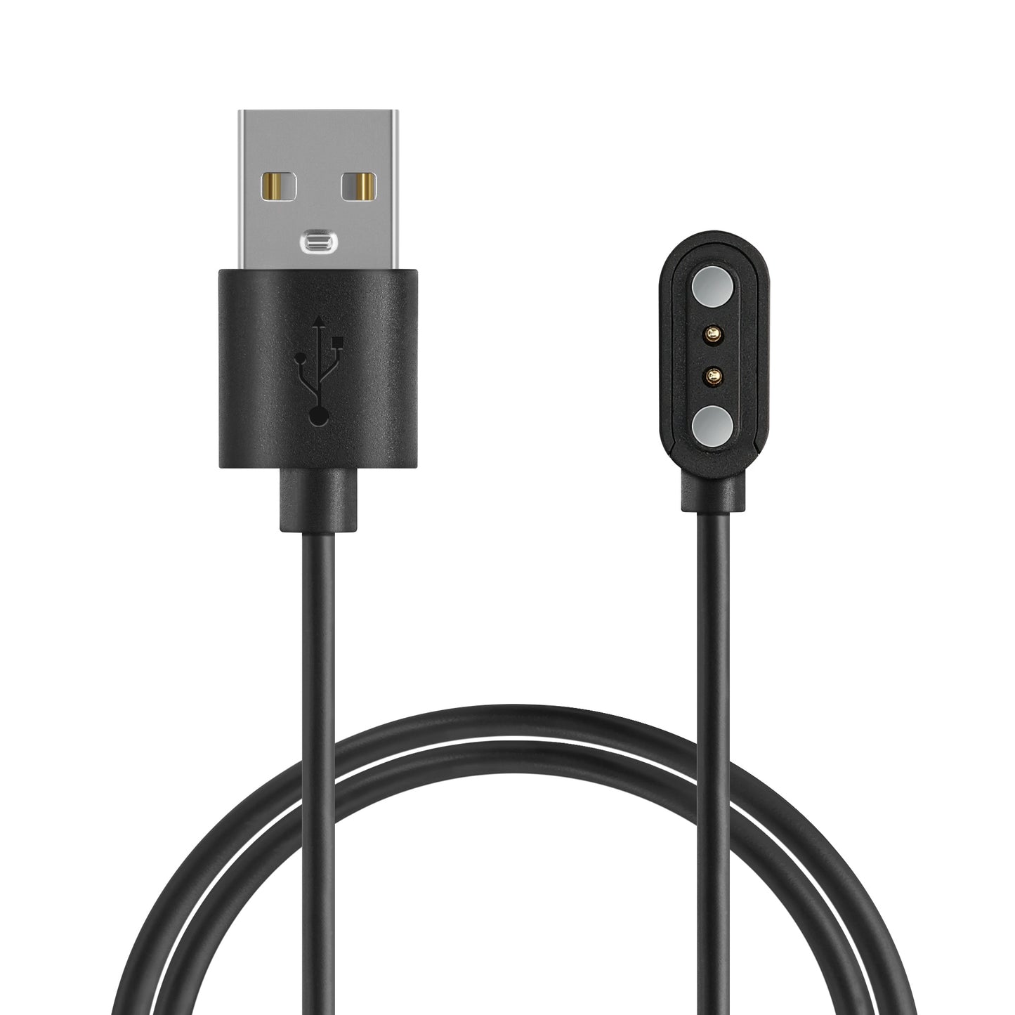 kwmobile USB Kabel Charger kompatibel mit Ticwatch GTH / Oppo Watch Free Ladekabel Smart Watch Ersatzkabel Fitnesstracker Aufladekabel