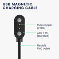 kwmobile USB Kabel Charger kompatibel mit Ticwatch GTH / Oppo Watch Free Ladekabel Smart Watch Ersatzkabel Fitnesstracker Aufladekabel