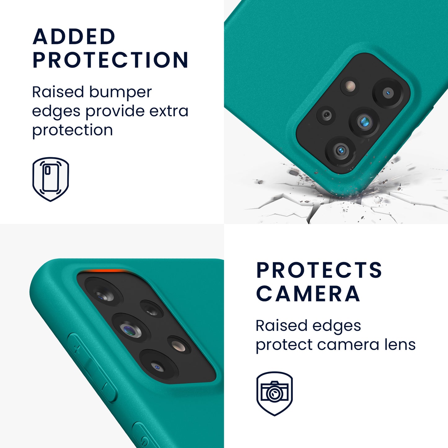 kwmobile Handyhülle für Samsung Galaxy A33 5G Hülle - Kabelloses Laden - Schutzhülle Cover
