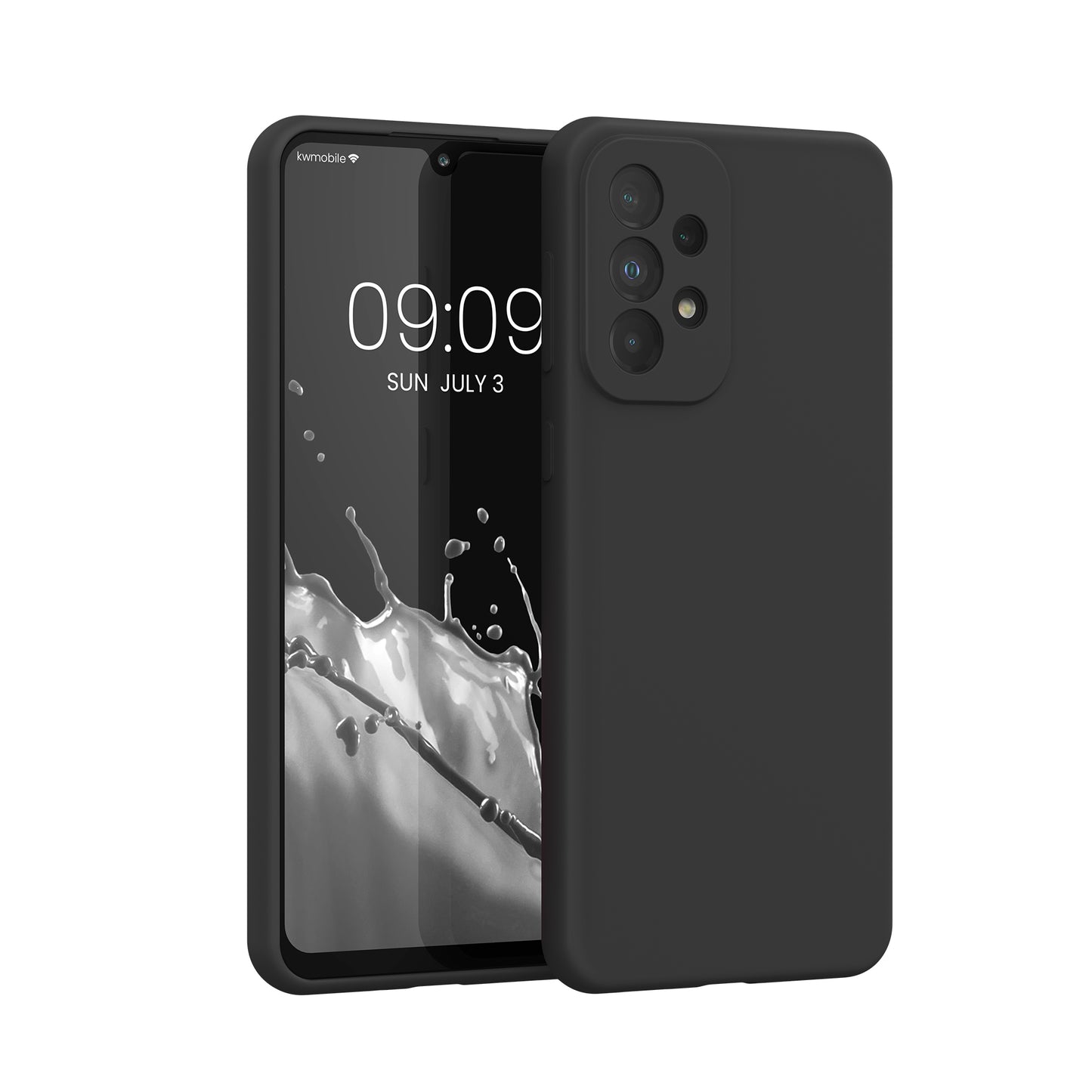 kwmobile Handyhülle für Samsung Galaxy A33 5G Hülle - Case Silikon - Kabelloses Laden - Schutzhülle Cover