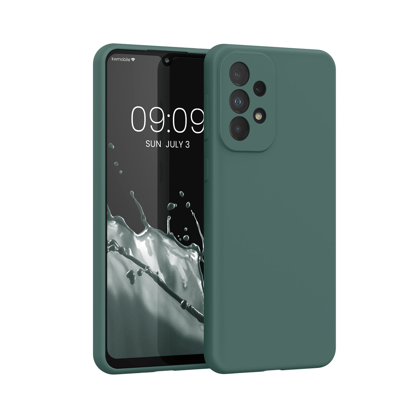 kwmobile Handyhülle für Samsung Galaxy A33 5G Hülle - Case Silikon - Kabelloses Laden - Schutzhülle Cover