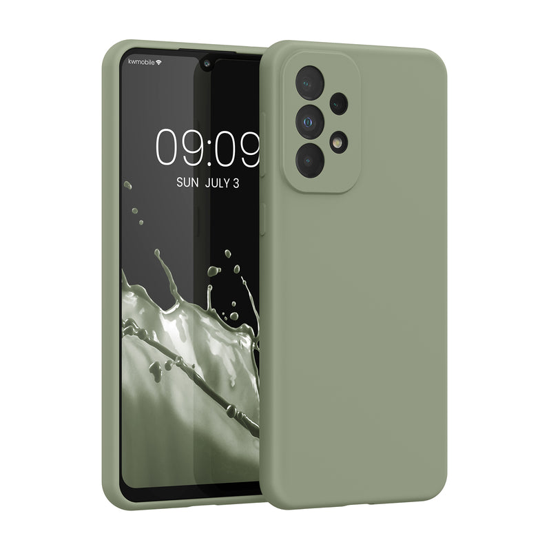 kwmobile Handyhülle für Samsung Galaxy A33 5G Hülle - Case Silikon - Kabelloses Laden - Schutzhülle Cover