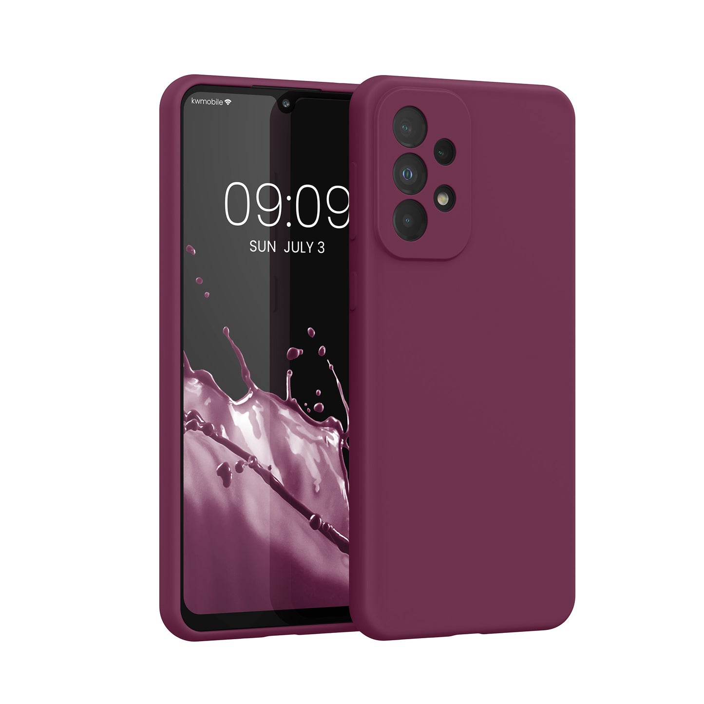 kwmobile Handyhülle für Samsung Galaxy A33 5G Hülle - Case Silikon - Kabelloses Laden - Schutzhülle Cover