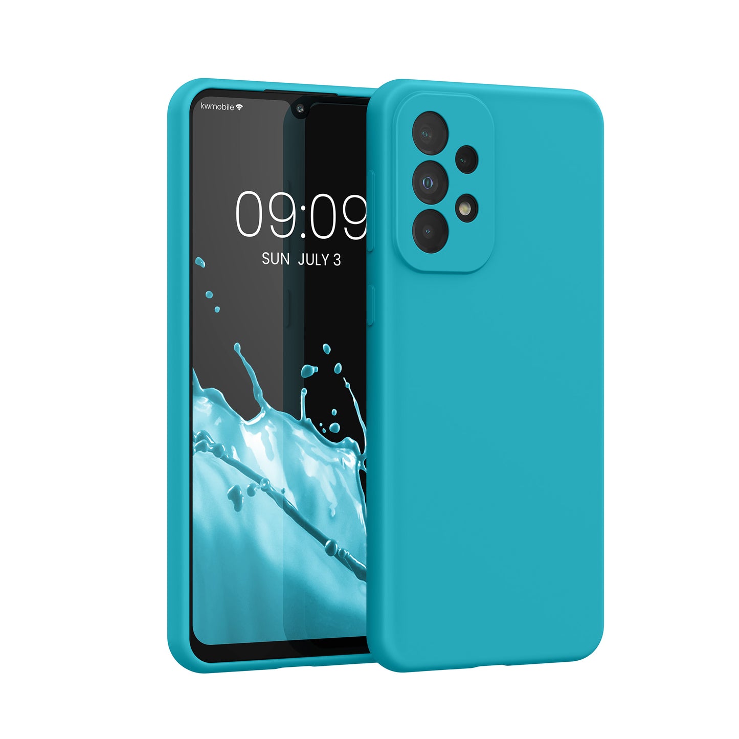 kwmobile Handyhülle für Samsung Galaxy A33 5G Hülle - Case Silikon - Kabelloses Laden - Schutzhülle Cover