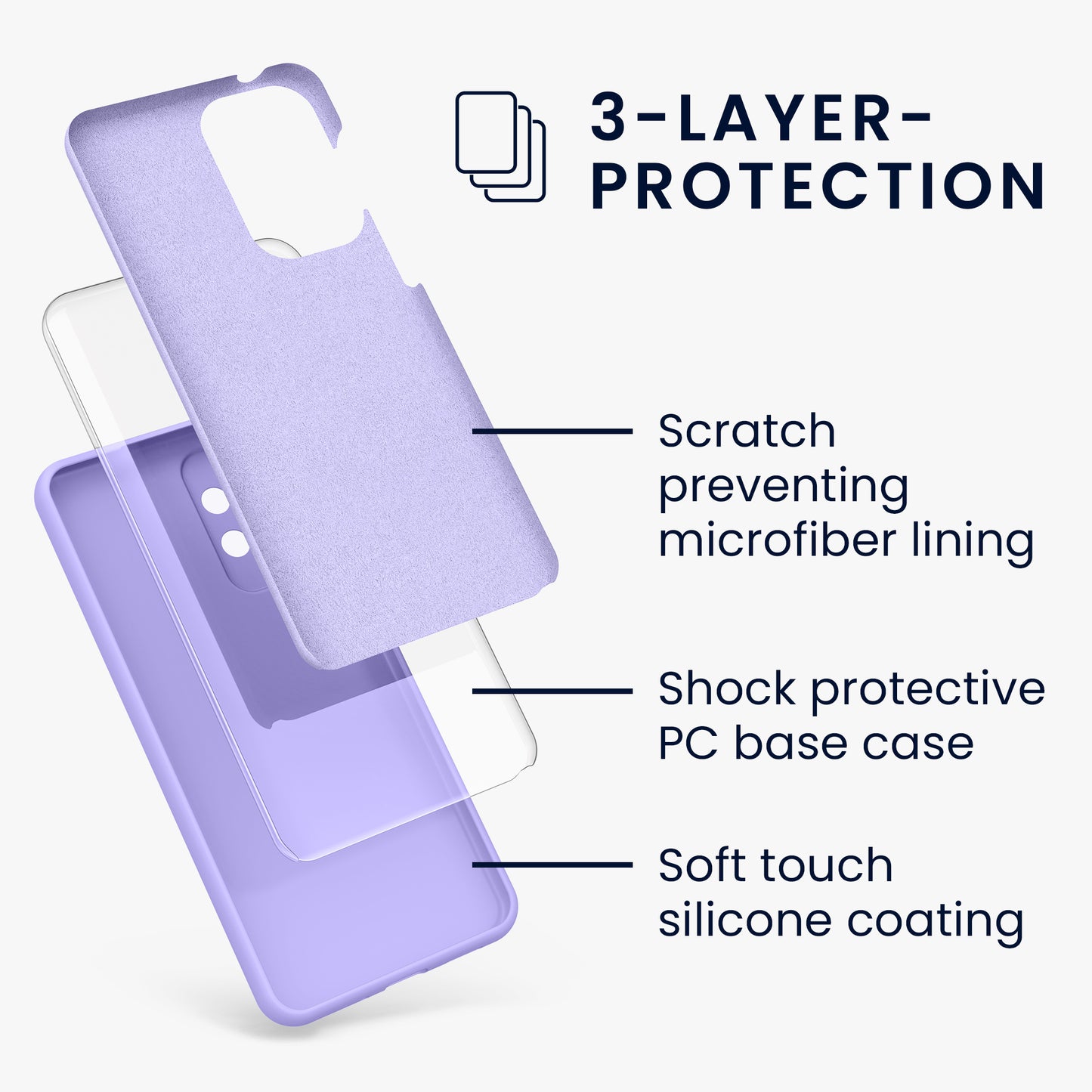 kwmobile Handyhülle für Samsung Galaxy A33 5G Hülle - Case Silikon - Kabelloses Laden - Schutzhülle Cover