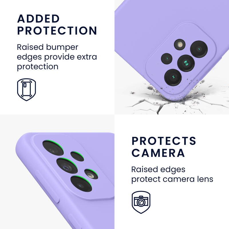 kwmobile Handyhülle für Samsung Galaxy A33 5G Hülle - Case Silikon - Kabelloses Laden - Schutzhülle Cover