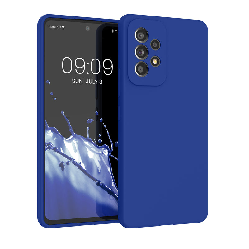 kwmobile Handyhülle für Samsung Galaxy A53 5G Hülle - Case Silikon - Kabelloses Laden - Schutzhülle Cover