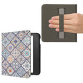 kwmobile Schutzhülle für Kobo Libra 2 Hülle - eReader Flip Case mit Handschlaufe und Auto Sleep Funktion