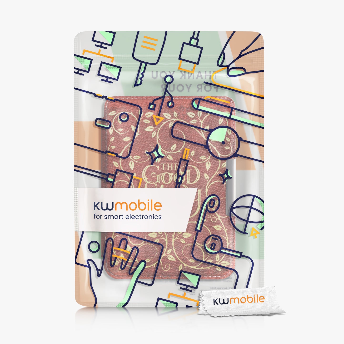 kwmobile Schutzhülle für Kobo Clara HD Hülle - eReader Flip Case mit Handschlaufe und Auto Sleep Funktion
