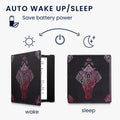 kwmobile Schutzhülle für Amazon Kindle Oasis 10. Generation Hülle - eReader Flip Case mit Handschlaufe und Auto Sleep Funktion