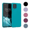 kwmobile Hülle kompatibel mit Samsung Galaxy M53 5G Hülle - weiches TPU Silikon Case - Cover geeignet für kabelloses Laden - Bordeaux Violett Bordeaux Violett  