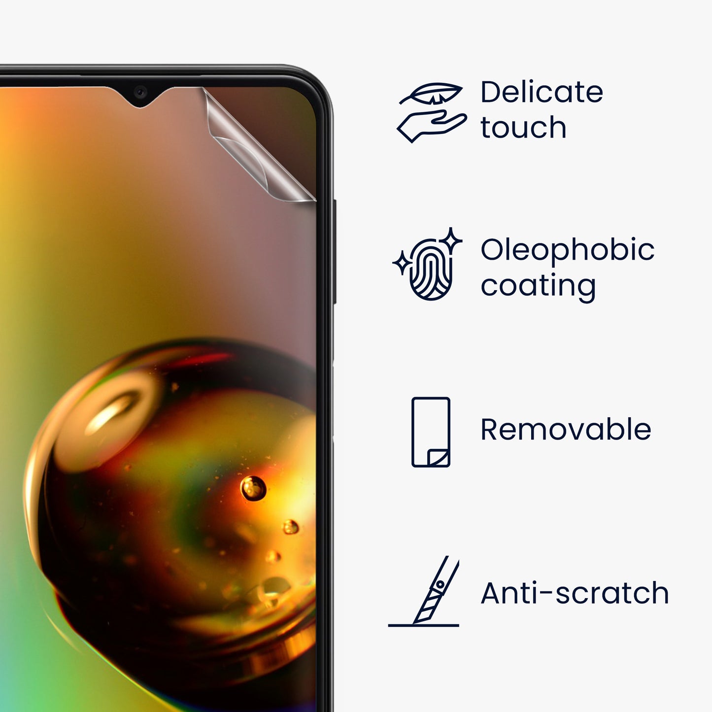 3x Folie kristallklar für Samsung Galaxy A13 4G