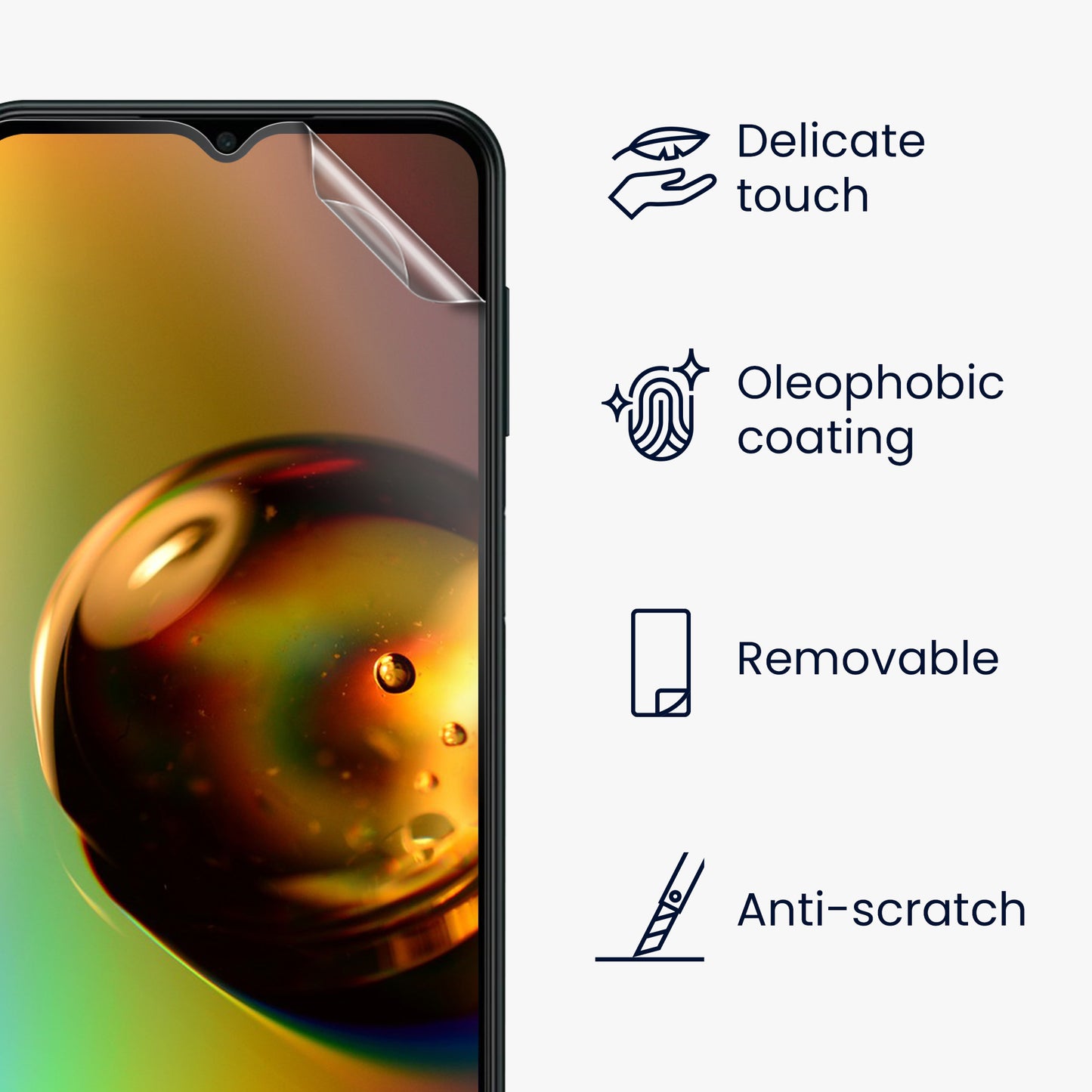 6x Folie kristallklar für Samsung Galaxy M23 5G