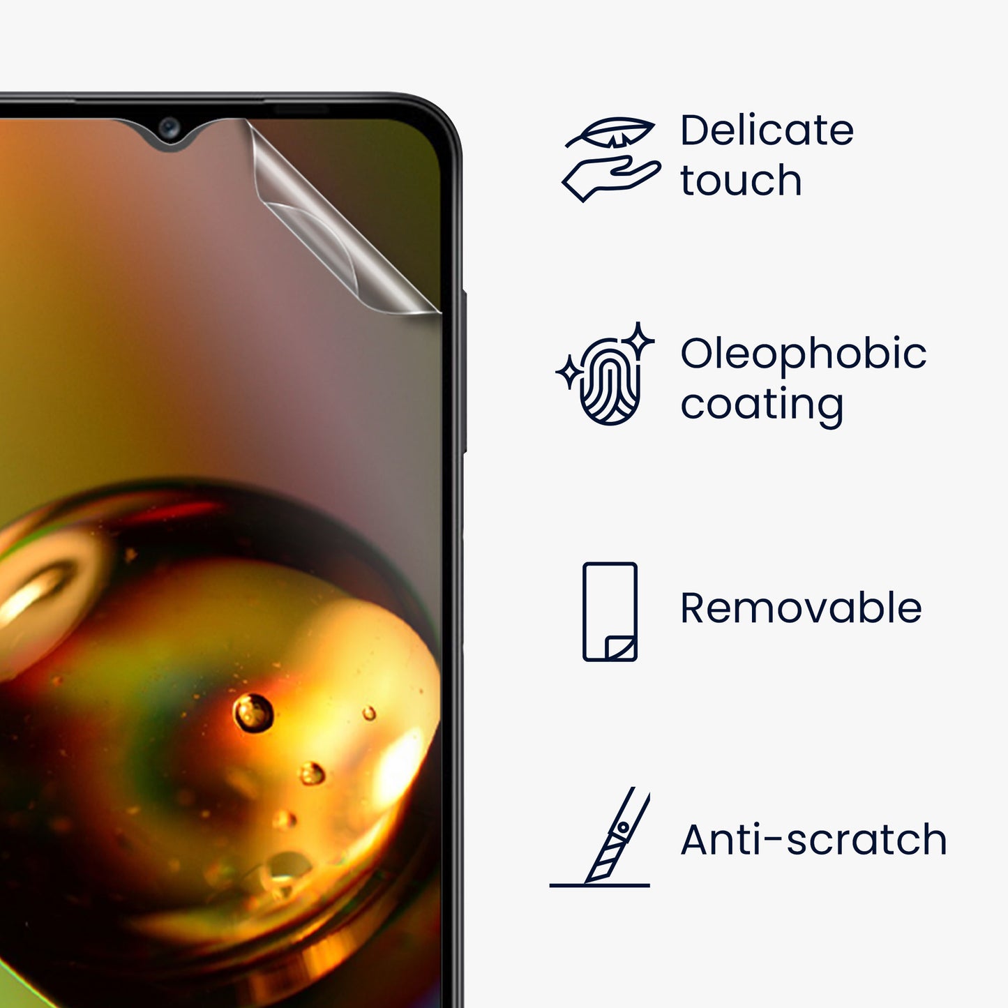 6x Folie kristallklar für Samsung Galaxy A13 4G