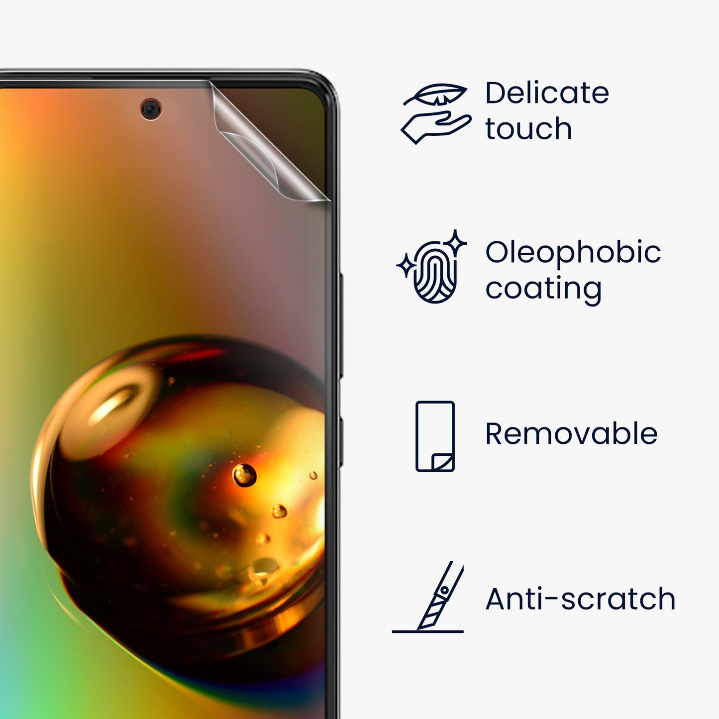 6x Folie kristallklar für Samsung Galaxy A53 5G