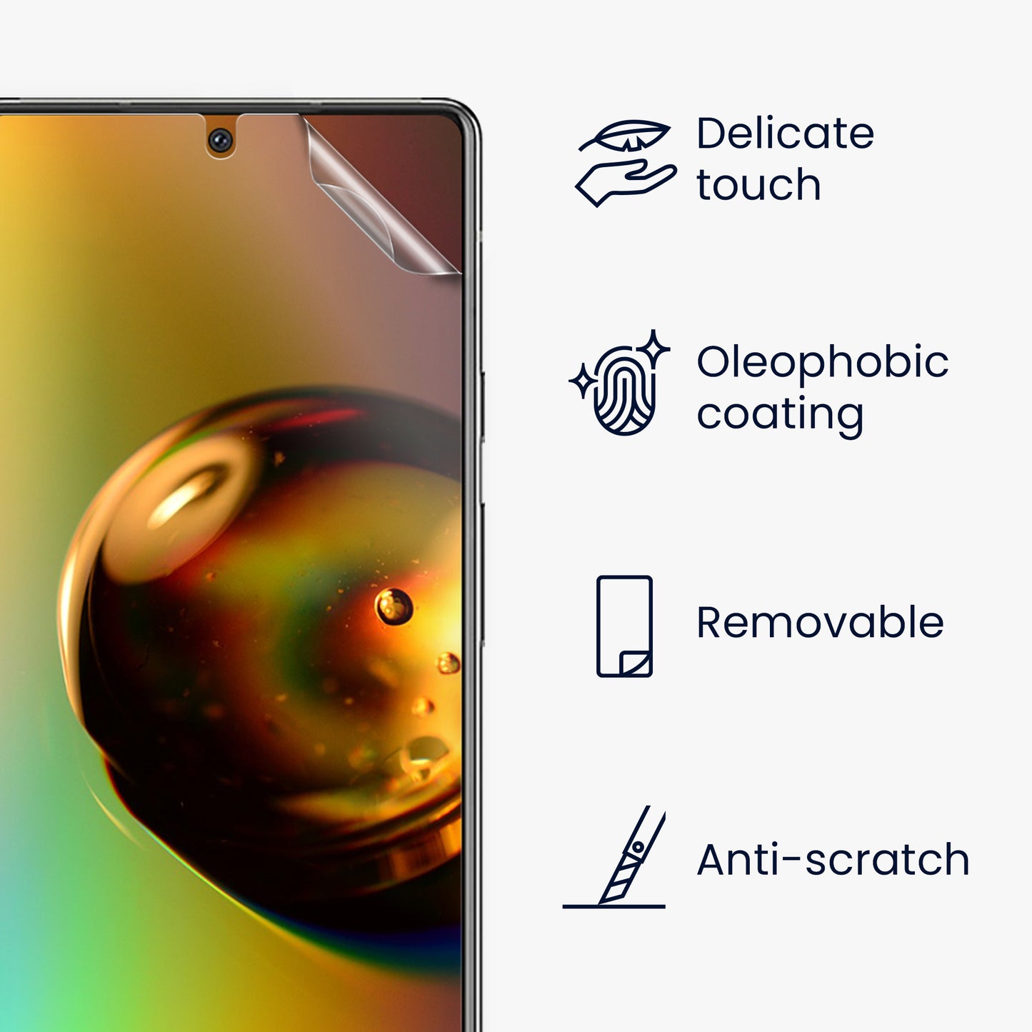 6x Folie kristallklar für Google Pixel 6a