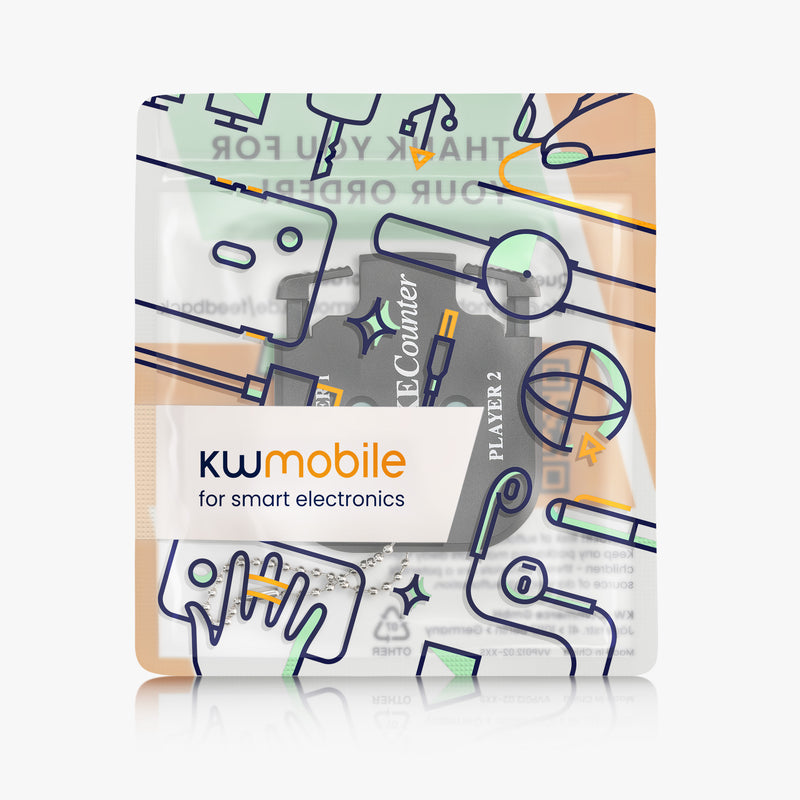 kwmobile Golf Schlagzähler Minigolf Punktezähler für 2 Personen Ergebnis Zähler von 0 bis 9 Scorezähler mit Kugelkette