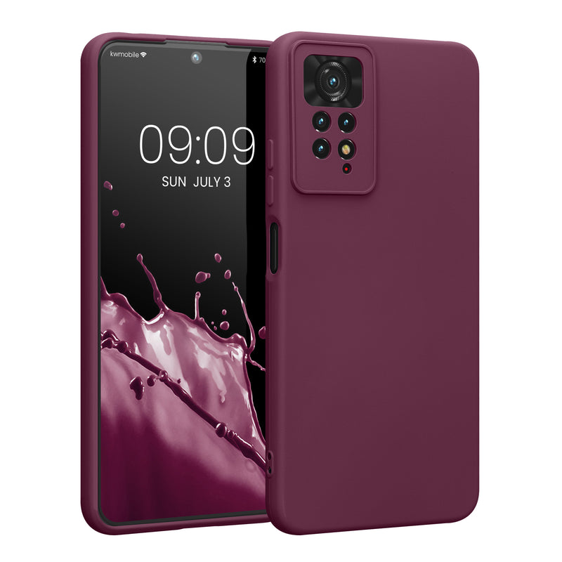 kwmobile Slim Case kompatibel mit Xiaomi Redmi Note 11 Pro / Note 11 Pro (5G) / Note 12 Pro (4G) Hülle - Handyhülle aus Silikon