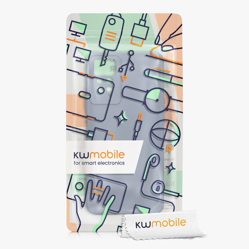 kwmobile Slim Case kompatibel mit Xiaomi Redmi Note 11 Pro / Note 11 Pro (5G) / Note 12 Pro (4G) Hülle - Handyhülle aus Silikon