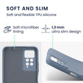 kwmobile Slim Case kompatibel mit Xiaomi Redmi Note 11 Pro / Note 11 Pro (5G) / Note 12 Pro (4G) Hülle - Handyhülle aus Silikon