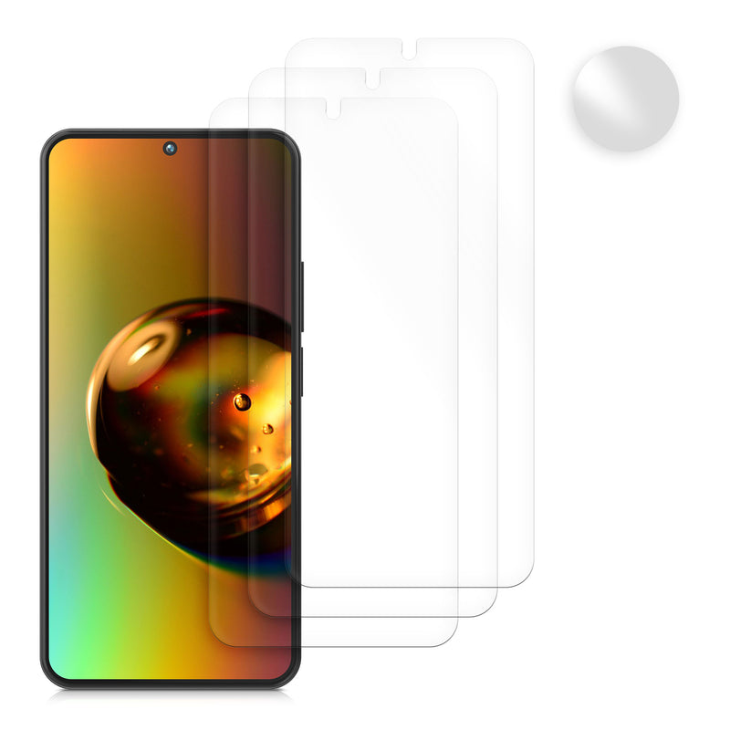 kwmobile 3x Folie matt kompatibel mit Xiaomi Redmi Note 11 Pro / Note 11 Pro (5G) / Note 12 Pro (4G) - Displayschutzfolie Schutzfolie - Displayschutz Displayfolie entspiegelt Matt Transparent  