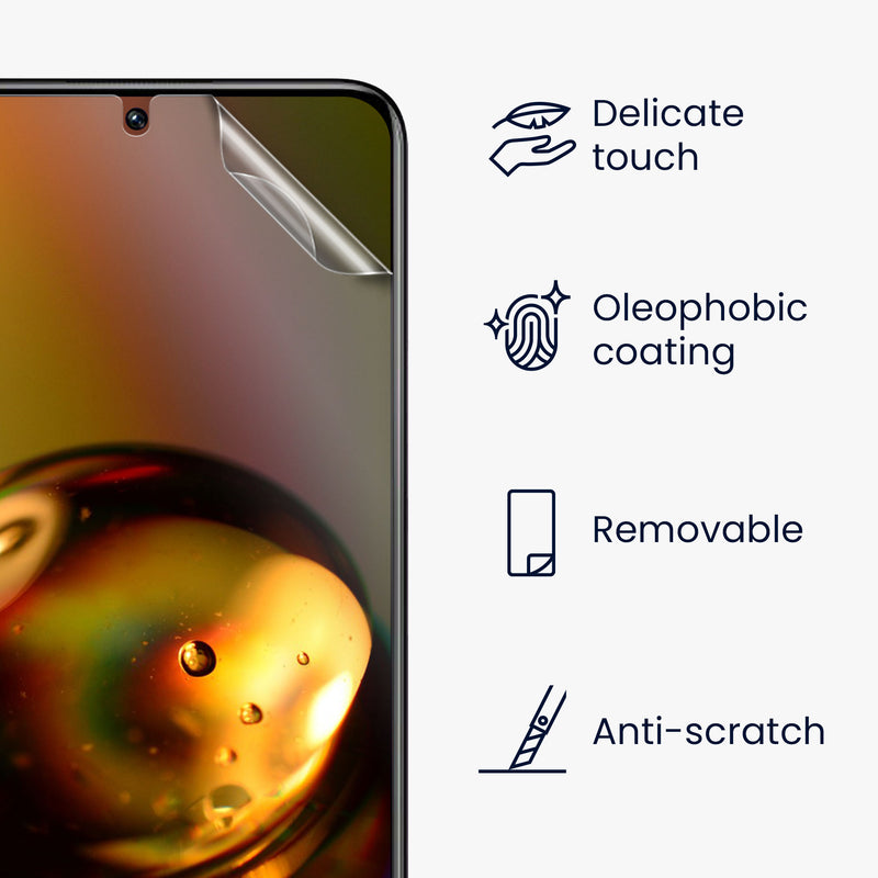 3x Displayschutzfolie matt kompatibel mit Xiaomi Redmi Note 11 Pro / Note 11 Pro (5G) / Note 12 Pro (4G)