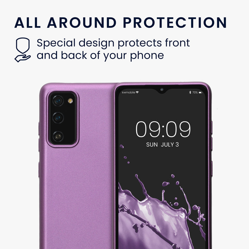 kwmobile Handyhülle kompatibel mit Samsung Galaxy S20 FE Soft Hülle Handy Cover