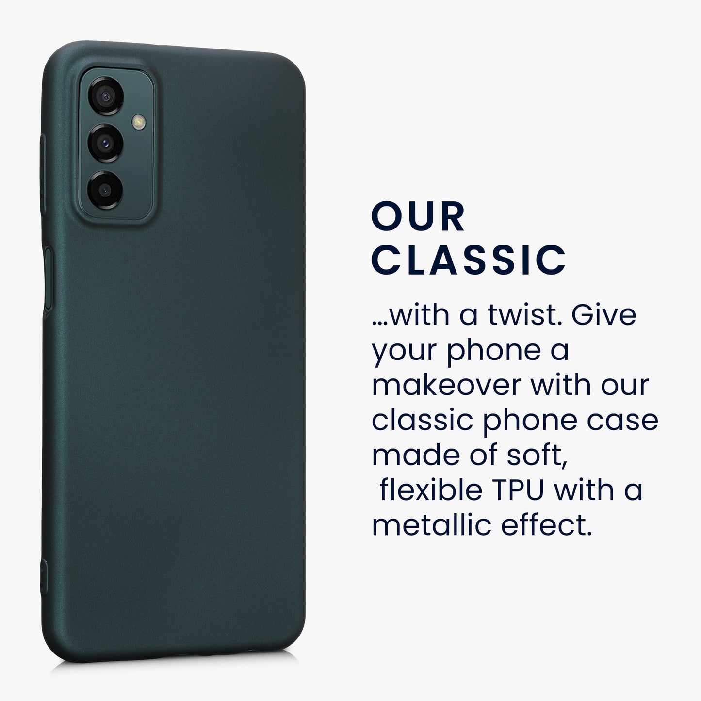 TPU Hülle für Samsung Galaxy M23 5G in Metallic Blau