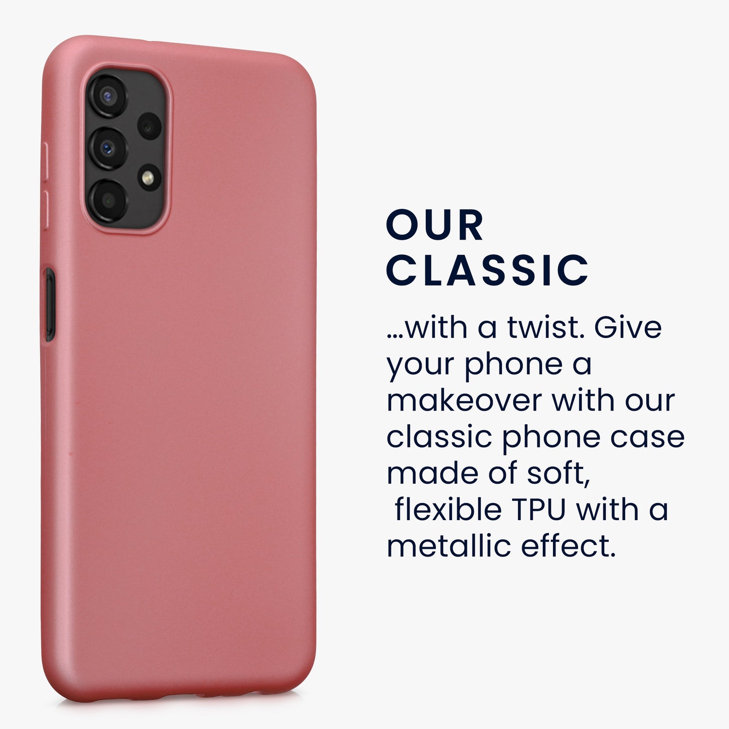 kwmobile Handyhülle für Samsung Galaxy A13 4G Hülle - Silikon Case Schutzhülle Cover
