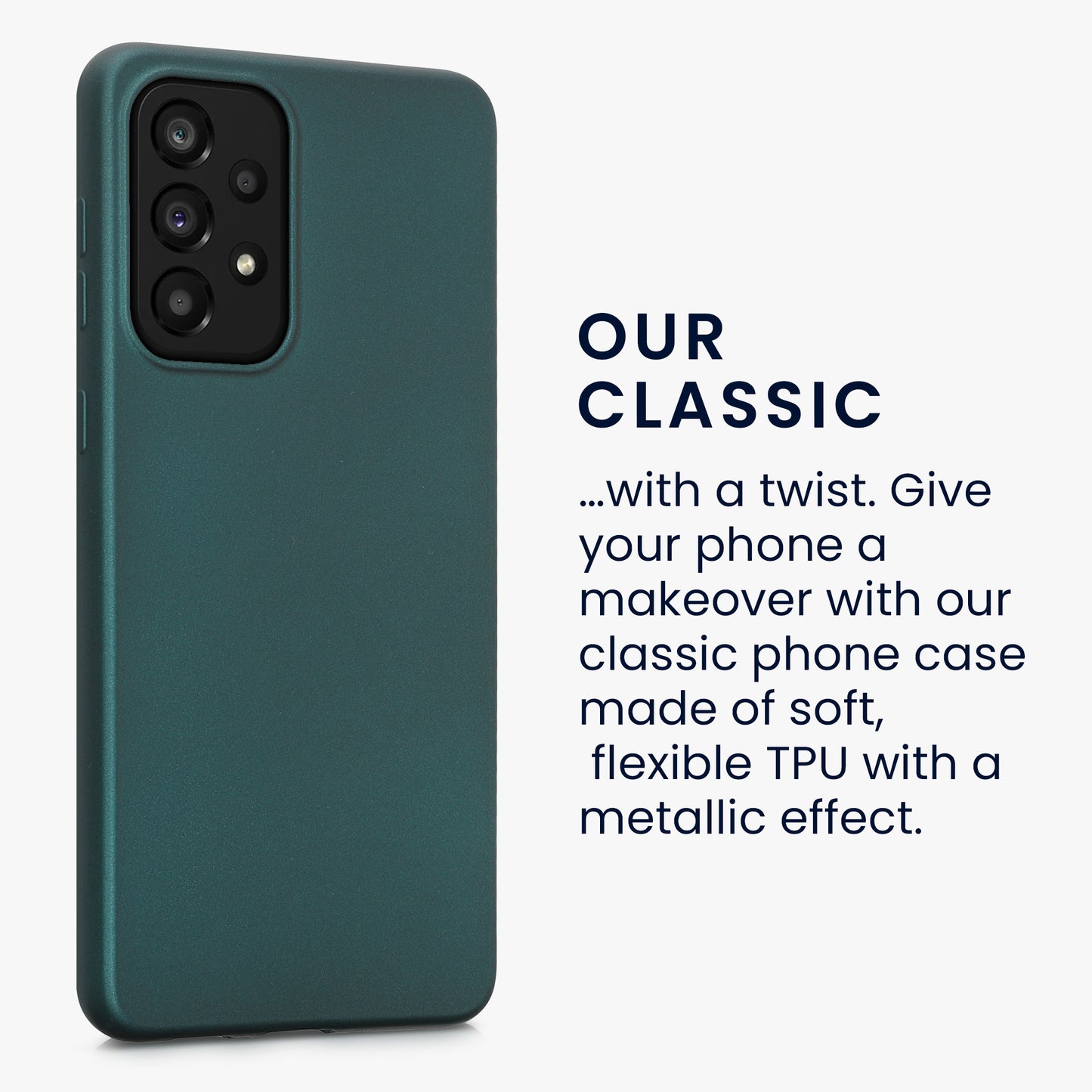 kwmobile Handyhülle für Samsung Galaxy A33 5G Hülle - Silikon Case - Schutzhülle Cover