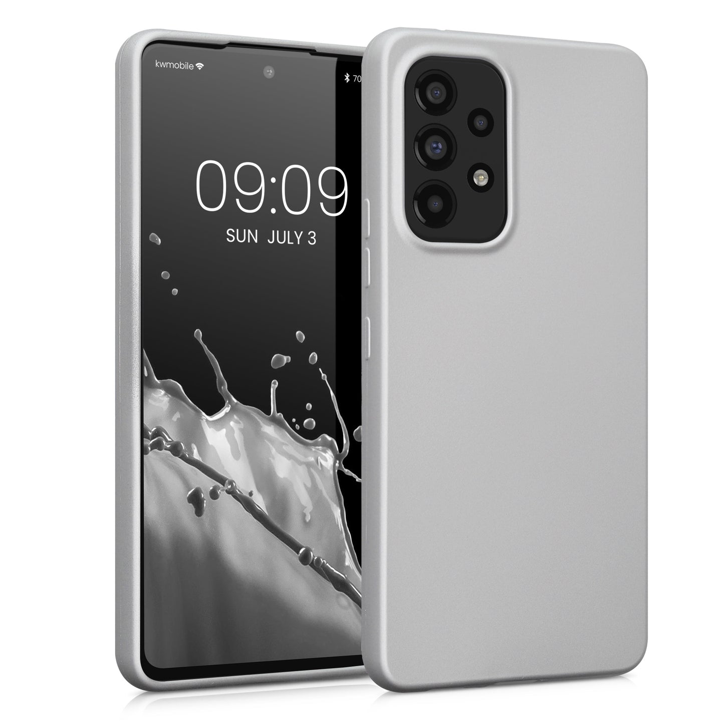 kwmobile Handyhülle für Samsung Galaxy A53 5G Hülle - Silikon Case - Schutzhülle Cover