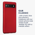 kwmobile Handyhülle für Google Pixel 6a Hülle Silikon Case Schutzhülle Cover