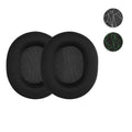 kwmobile 2x Ohr Polster für SteelSeries Arctis 3 / Arctis 5 / Arctis 7 / Arctis 9 / Arctis 9X Ohrpolster - Ersatz Ohrpolster - Kopfhörer Ersatzteile - Kopfhörer Ersatzpolster für Over Ear Headphones Schwarz  [dsg01]