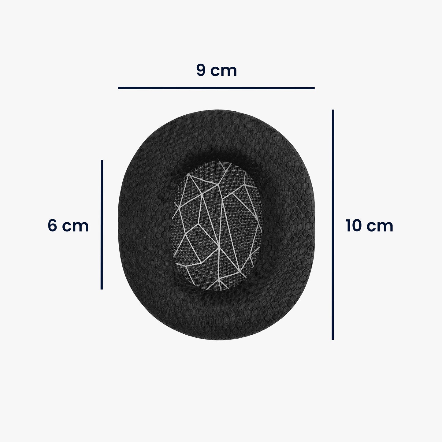 kwmobile Ohr Polster für SteelSeries Arctis 3 / Arctis 5 / Arctis 7 / Arctis 9 / Arctis 9X Ohrpolster Ersatz Kopfhörer Ersatzteile Over Ear Headphones