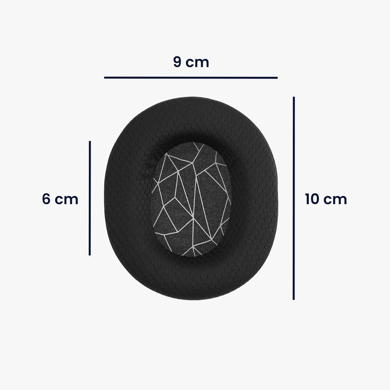 kwmobile Ohr Polster für SteelSeries Arctis 3 / Arctis 5 / Arctis 7 / Arctis 9 / Arctis 9X Ohrpolster Ersatz Kopfhörer Ersatzteile Over Ear Headphones