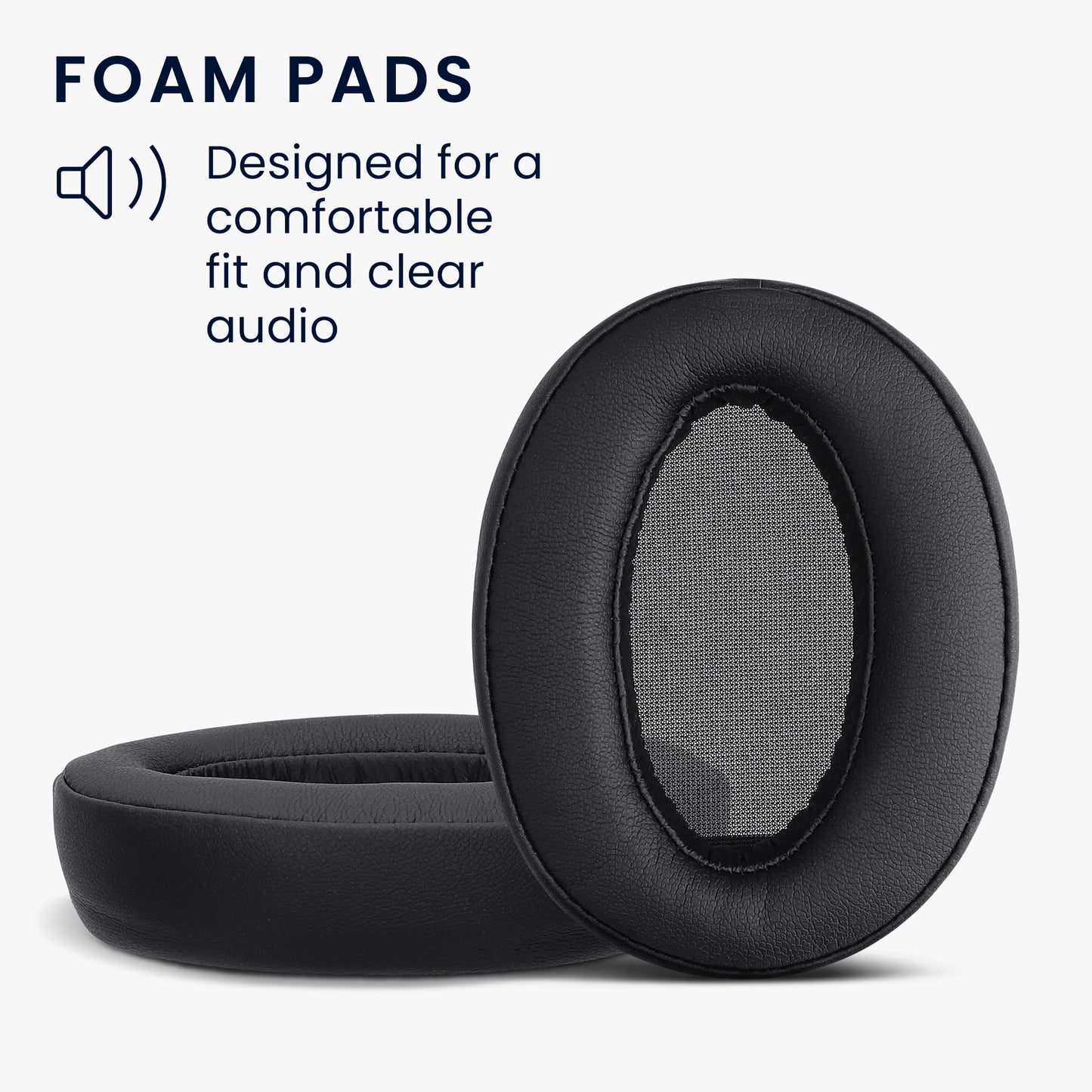 kwmobile Ohr Polster für Sony WH-H910N Kopfhörer Ersatzteile Over Ear Headphones