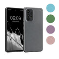 kwmobile Handyhülle kompatibel mit Samsung Galaxy A53 5G - Silikon Case - Soft Hülle - Handy Cover in Metallic Lavendel Metallic Lavendel  
