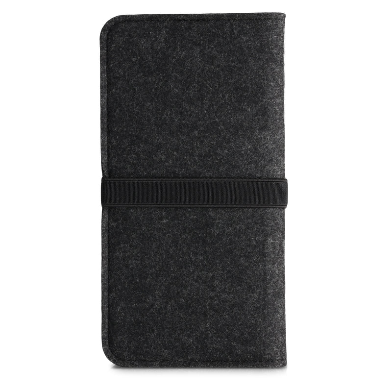 kwmobile Tasche für Smartphones mit Gummiband Schutztasche Pusteblume Love 17,2 x 8 cm Innenmaße
