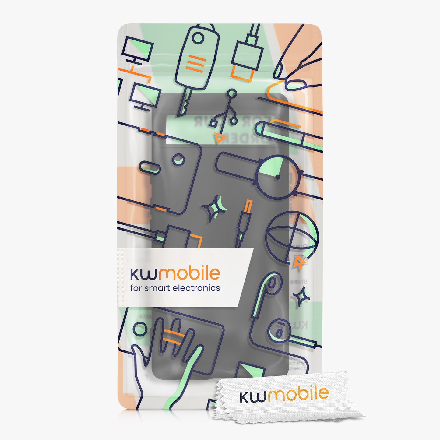kwmobile Hülle kompatibel mit Google Pixel 6a Schutzhülle für kabelloses Laden Case
