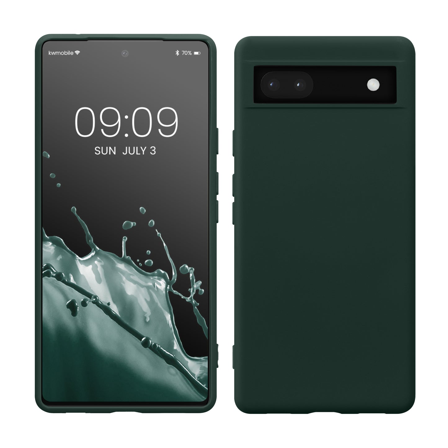 kwmobile Hülle kompatibel mit Google Pixel 6a Schutzhülle für kabelloses Laden Case