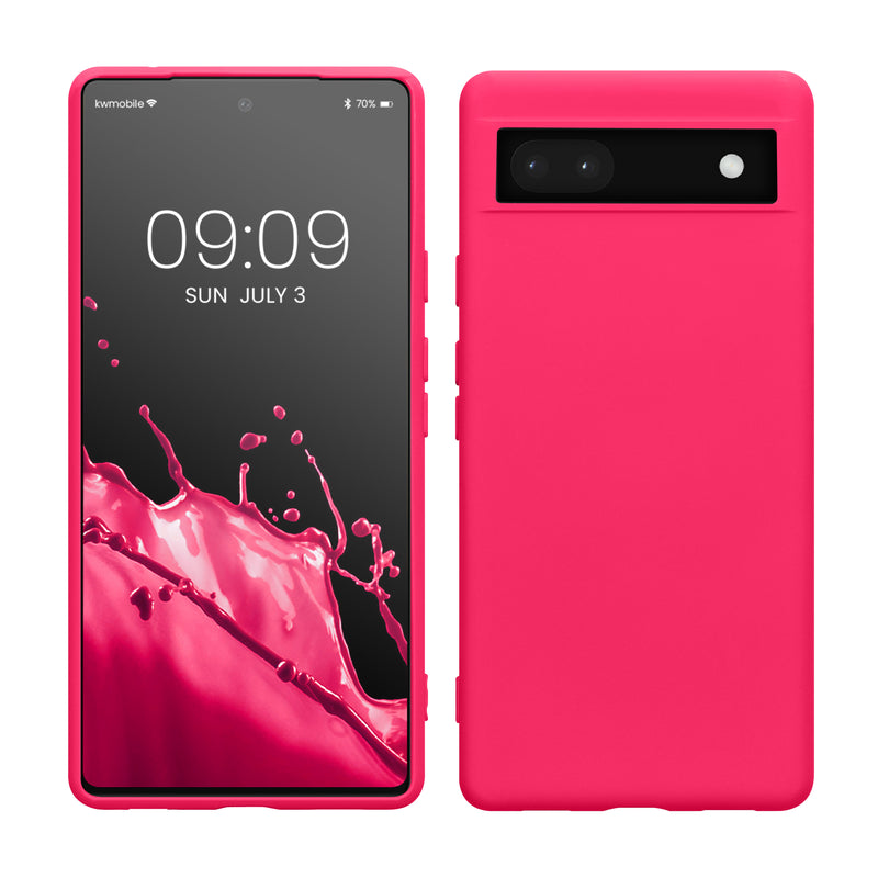 kwmobile Hülle kompatibel mit Google Pixel 6a Schutzhülle für kabelloses Laden Case