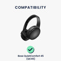 kwmobile Ohr Polster für Bose QuietComfort 45 / QC45 / SC Kopfhörer Ersatzteile Over Ear Headphones