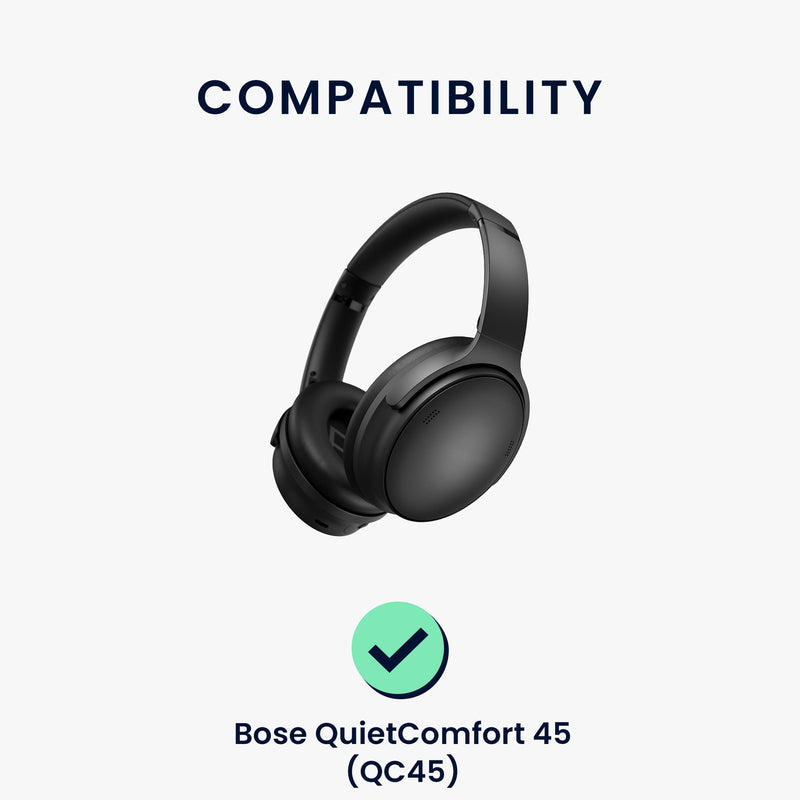 kwmobile Ohr Polster für Bose QuietComfort 45 / QC45 / SC Kopfhörer Ersatzteile Over Ear Headphones