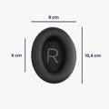 kwmobile Ohr Polster für Bose QuietComfort 45 / QC45 / SC Kopfhörer Ersatzteile Over Ear Headphones