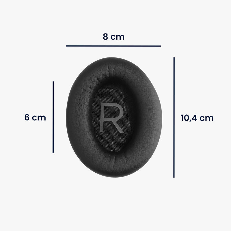 kwmobile Ohr Polster für Bose QuietComfort 45 / QC45 / SC Kopfhörer Ersatzteile Over Ear Headphones