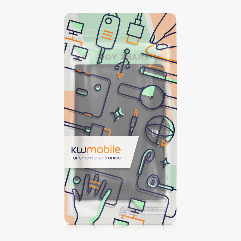kwmobile Impfpass Hülle für Tiere Schutzhülle für EU Heimtierausweis Haustier Impfausweis Cover Kunstleder kompatibel mit deutschem Impfausweis für Tiere