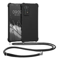 kwmobile Necklace Case kompatibel mit Xiaomi Redmi Note 11 Pro / Note 11 Pro (5G) / Note 12 Pro (4G) Hülle - Cover mit Kordel zum Umhängen - Silikon Schutzhülle