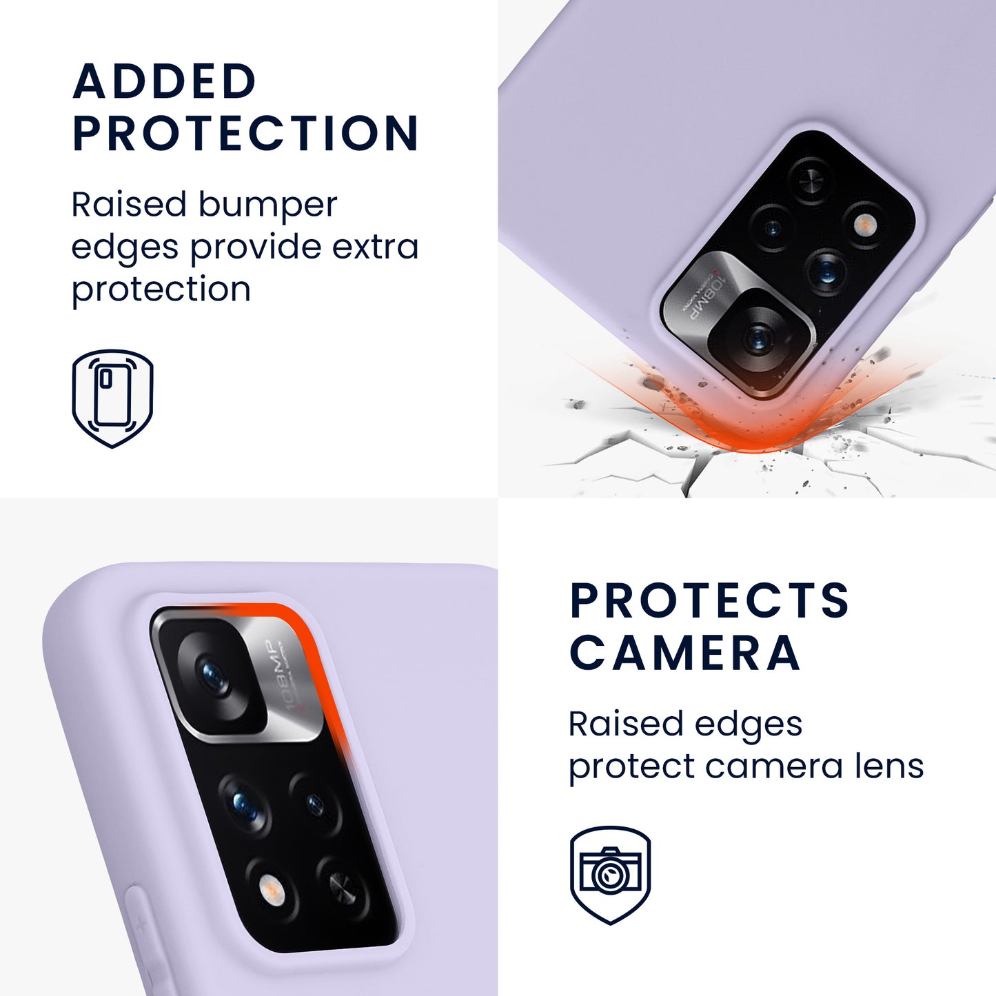 kwmobile Handyhülle für Xiaomi Redmi Note 11 Pro+ 5G / Note 11 Pro Plus 5G Schutzhülle Cover
